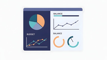 Financial Data Analysis Charts and Graphs.