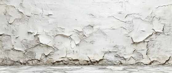 White concrete wall as background