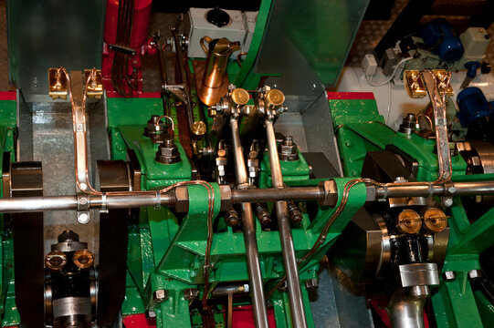 Maschinenanlage eines Dampfschiffes