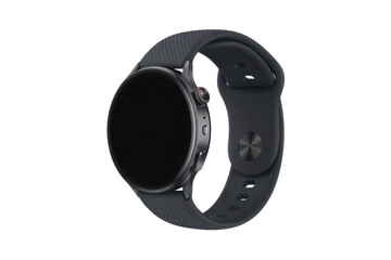 Modern smartwatch with dark band