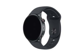 Modern smartwatch with dark band