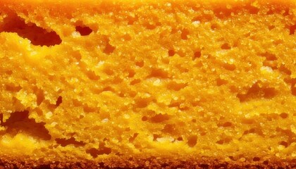 Close-up of a Delicious and Moist Slice of Cake.