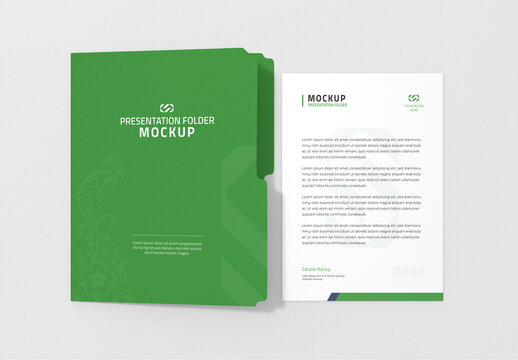 Presentation Folder Mockup