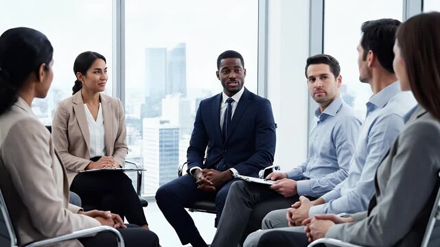 Business meeting team collaboration discussion strategy planning corporate leadership success teamwork innovation conference boardroom professionals group dynamics