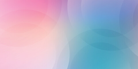 Pastel Pink Abstract Background With Soft Gradients And Circles For Calm, Romantic Mood EPS10