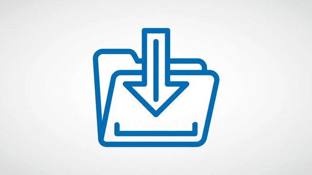 Blue Line Art - Download Icons for Digital Projects.