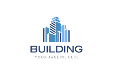 Fototapeta premium Building Skyline Logo Template