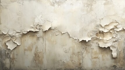 Aged plaster wall texture, peeling paint, weathered surface, background for design