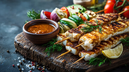 grilled chicken wings ai genrative