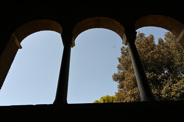 arches of the old building