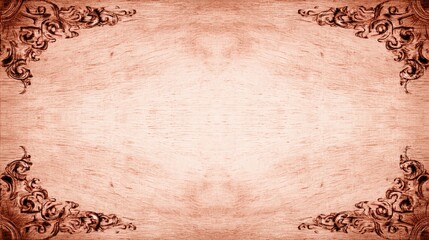 Vintage Floral Ornate Frame Background Design.