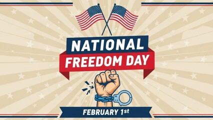 National freedom day celebrations on february 1st emancipation and liberty
