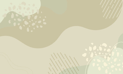 Abstract organic shapes background in earth tones