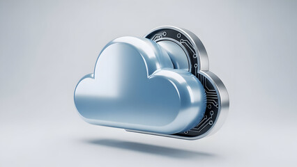 Cloud Computing Storage Data Center Concept.