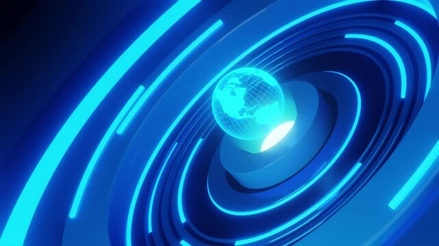 Blue News Background Animation | Loop