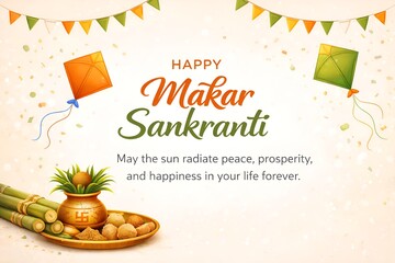 Happy makar sakranti poster 