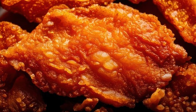 Close-up of Crispy Fried Chicken - A Delicious Culinary Delight.