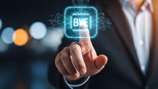 Businessman interacting with digital interface displaying dna - Powered by Adobe
