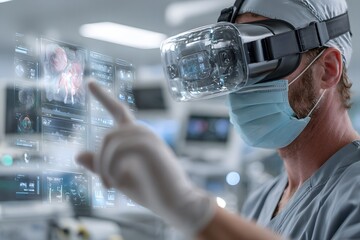 Virtual reality remote surgery simulation, surgical training