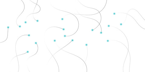 featuring soft curling lines and small blurred nodes Modern Line Art For Design work needing motion, texture, and a minimalist, contemporary feel.