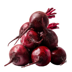 Stack of Fresh Raw Red Beets