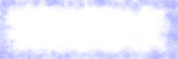 Purple smoke or haze frame, overlay effect, magic fog, vapor. Abstract vector illustration © Elena