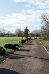 Morning walk by river Wye