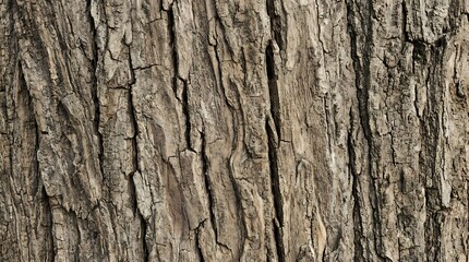 Obraz premium Tree Bark Texture with Vertical Organic Cracks