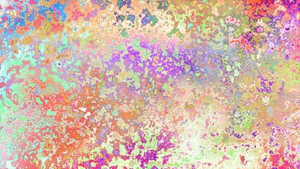 Abstract rust-like organic texture with vibrant marbled colors, corroded metal surface effect and expressive chaotic pattern