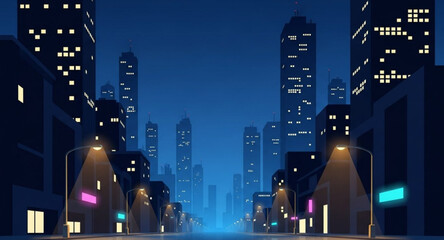 new york city at night © Rizky