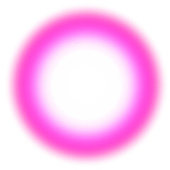 Pink magic glowing orb. Neon realistic energy flare halo ring. Abstract light effect	