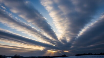Stunning panorama of snowy landscape in winter in Black Forest - winter wonderland snow, Panorama of beautiful winter park
