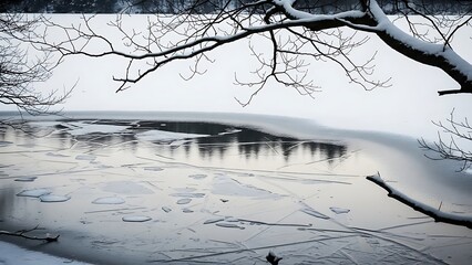 Stunning panorama of snowy landscape in winter in Black Forest - winter wonderland snow, Panorama of beautiful winter park

