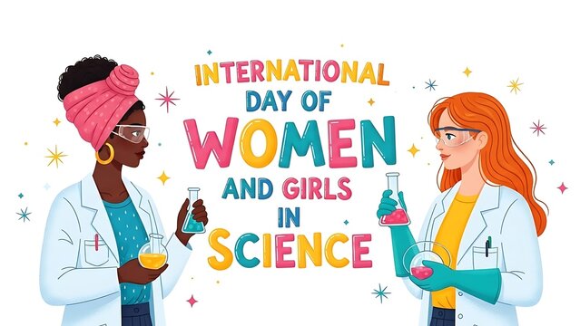 International day of women and girls in science celebration - Powered by Adobe
