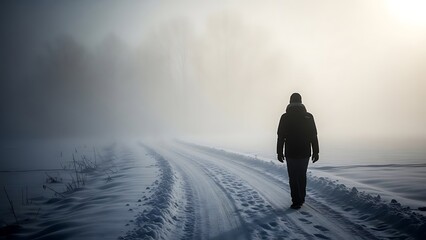 Stunning panorama of snowy landscape in winter in Black Forest - winter wonderland snow, Panorama of beautiful winter park
