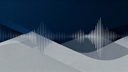 Corporate Audio Waveform Technology Background