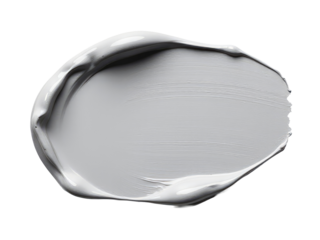 A detailed view of a white paint brush with soft bristles and wooden handle