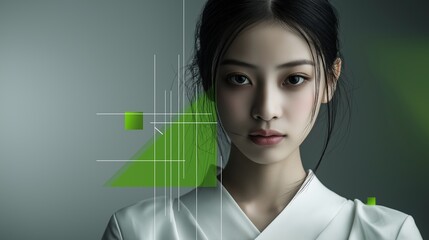 人類に近づくAIのイメージ