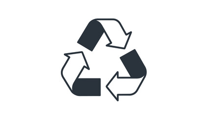 Obraz premium Recycling symbol illustration.