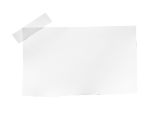 A piece of paper with a corner or tab sticking out, often used to bookmark or mark a specific section