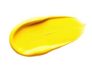 A close-up shot of a bright yellow substance on a white background, great for illustrating chemical or biological concepts