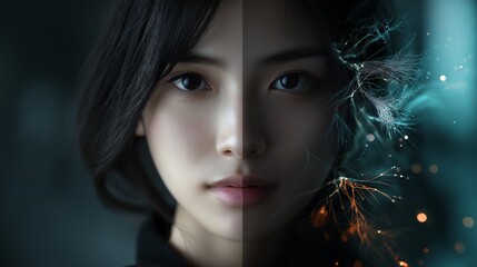 人類に近づくAIのイメージ