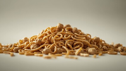 Kinoy pellets are a bait blend created from dehydrated instant noodles