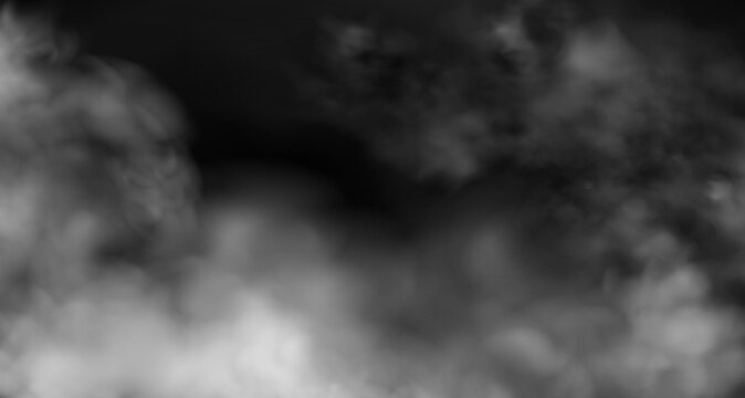 Atmospheric illustration of misty vapor or haze with dramatic light effect.