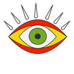 Stylized Pop Art Eye