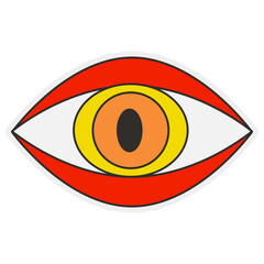 Modern Abstract Eye Graphic