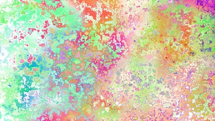 Obraz premium Abstract rust-like organic texture with vibrant marbled colors, corroded metal surface effect and expressive chaotic pattern