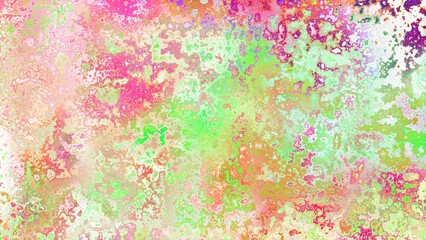 Obraz premium Abstract rust-like organic texture with vibrant marbled colors, corroded metal surface effect and expressive chaotic pattern