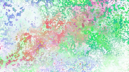 Obraz premium Abstract rust-like organic texture with vibrant marbled colors, corroded metal surface effect and expressive chaotic pattern