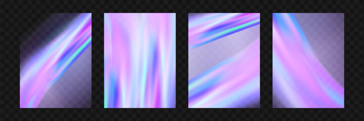 Crystal prism light flare background.